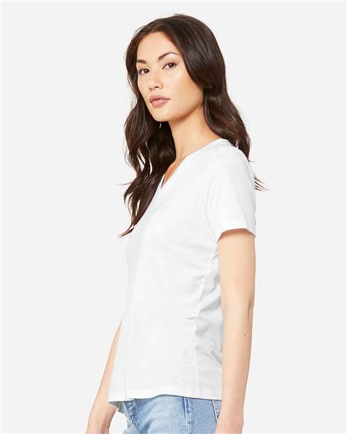 Bella + Canvas Women's Relaxed Triblend V-Neck Tee-4