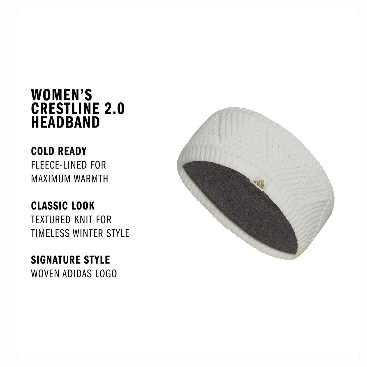 adidas Women's Crestline 2.0 Headband-2