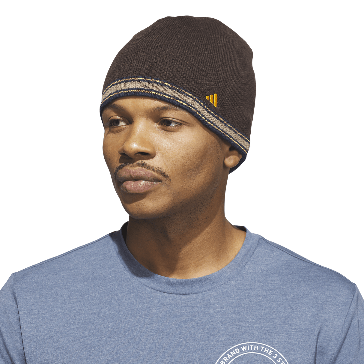 adidas Men's Stripe Skully Beanie-5