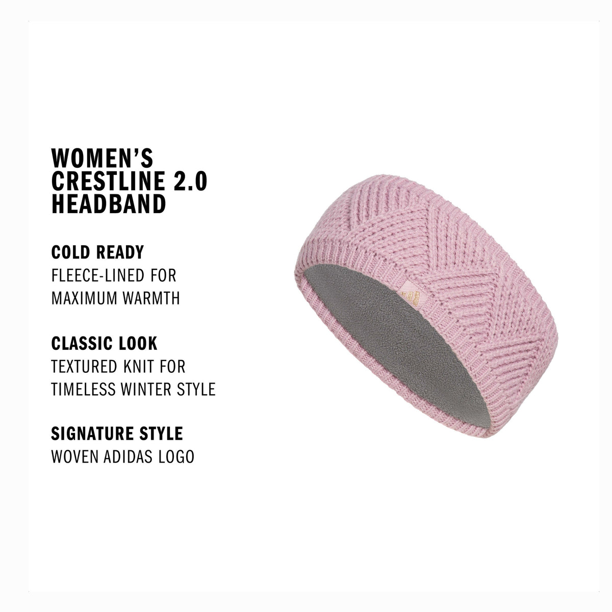 adidas Women's Crestline 2.0 Headband-2