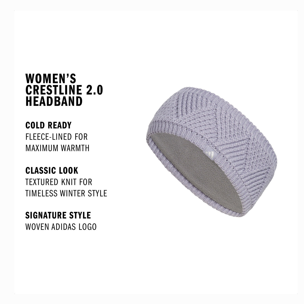 adidas Women's Crestline 2.0 Headband-2
