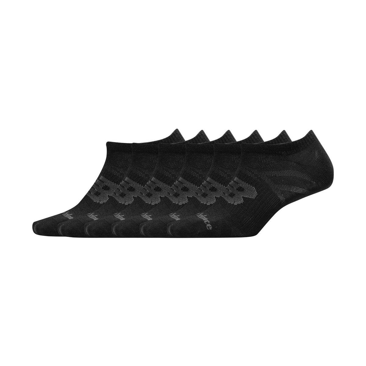 New Balance Flat Knit No Show Socks 6 Pack-1