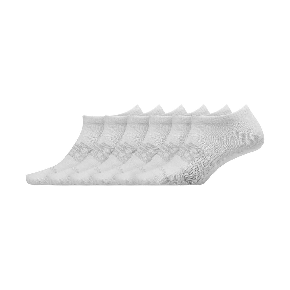New Balance Flat Knit No Show Socks 6 Pack-1