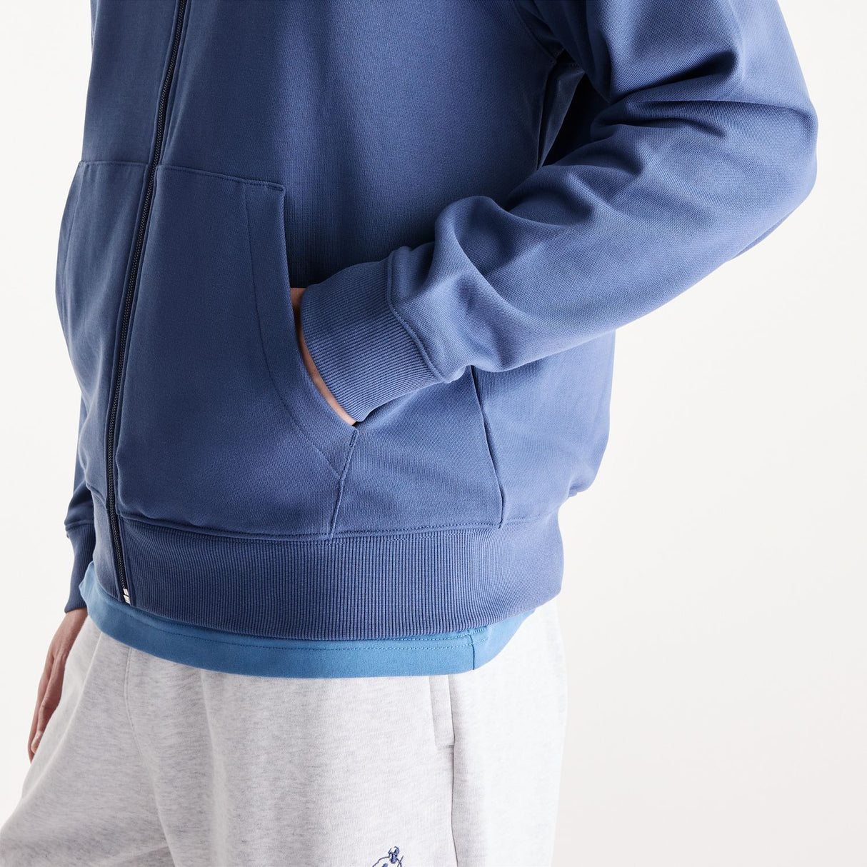 New Balance Men's Shohei Logo French Terry Full Zip Hoodie-4