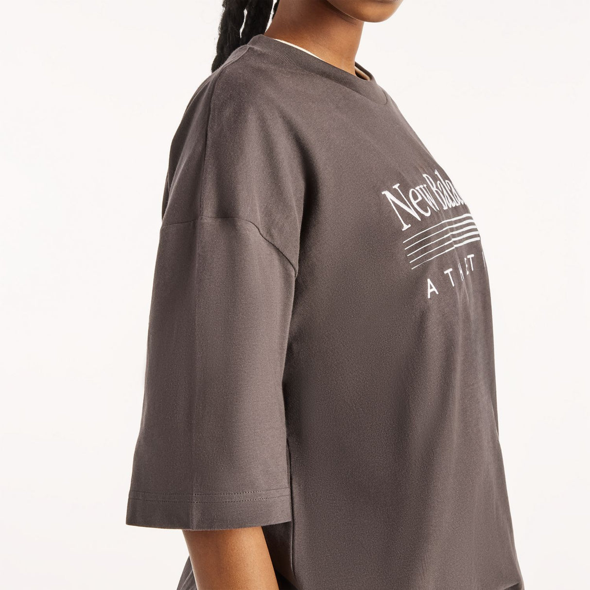 New Balance Women's Trackside Oversized T-Shirt-4