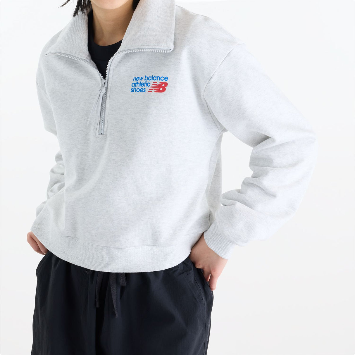 New Balance Women's Athletics Premium Logo Half Zip-3