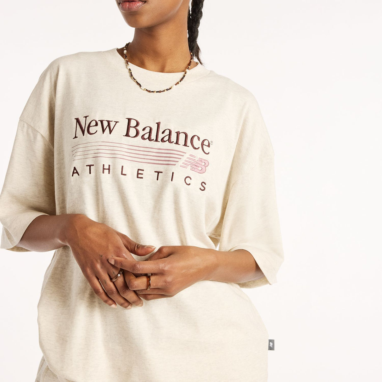 New Balance Women's Trackside Oversized T-Shirt-2