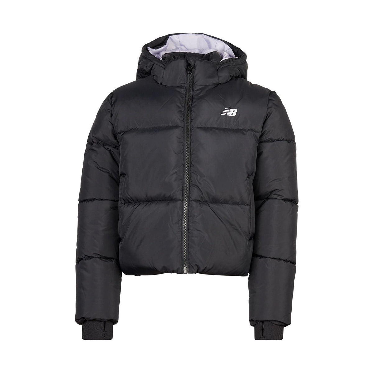 New Balance Girls' Wide Baffle Puffer Coat-1