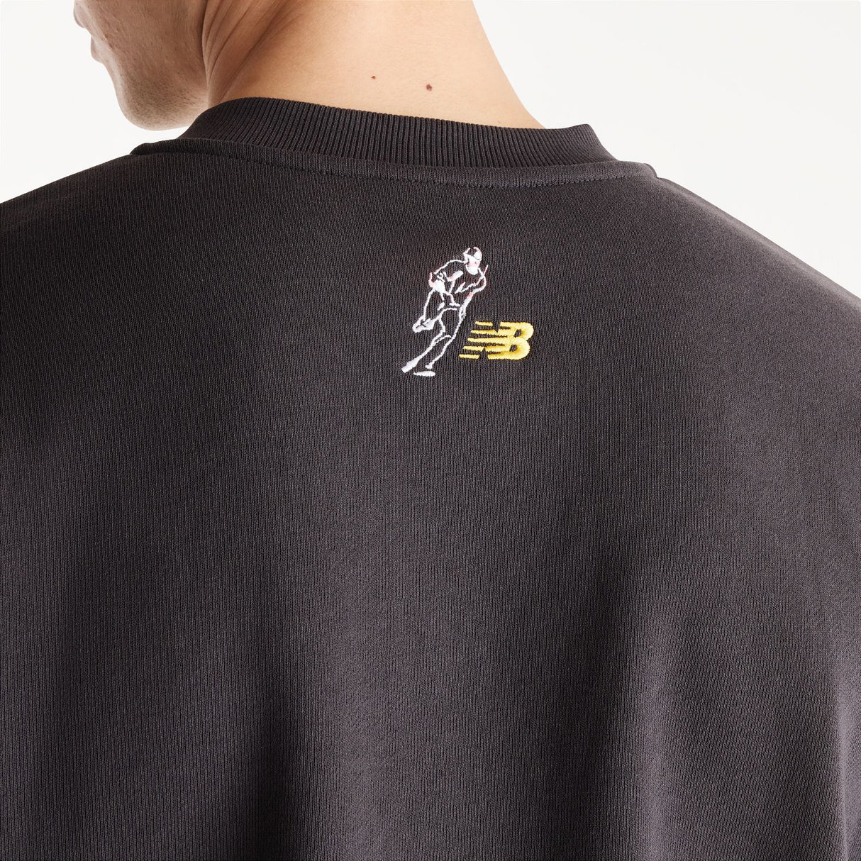 New Balance Men's Shohei French Terry Henley Neck Top-4