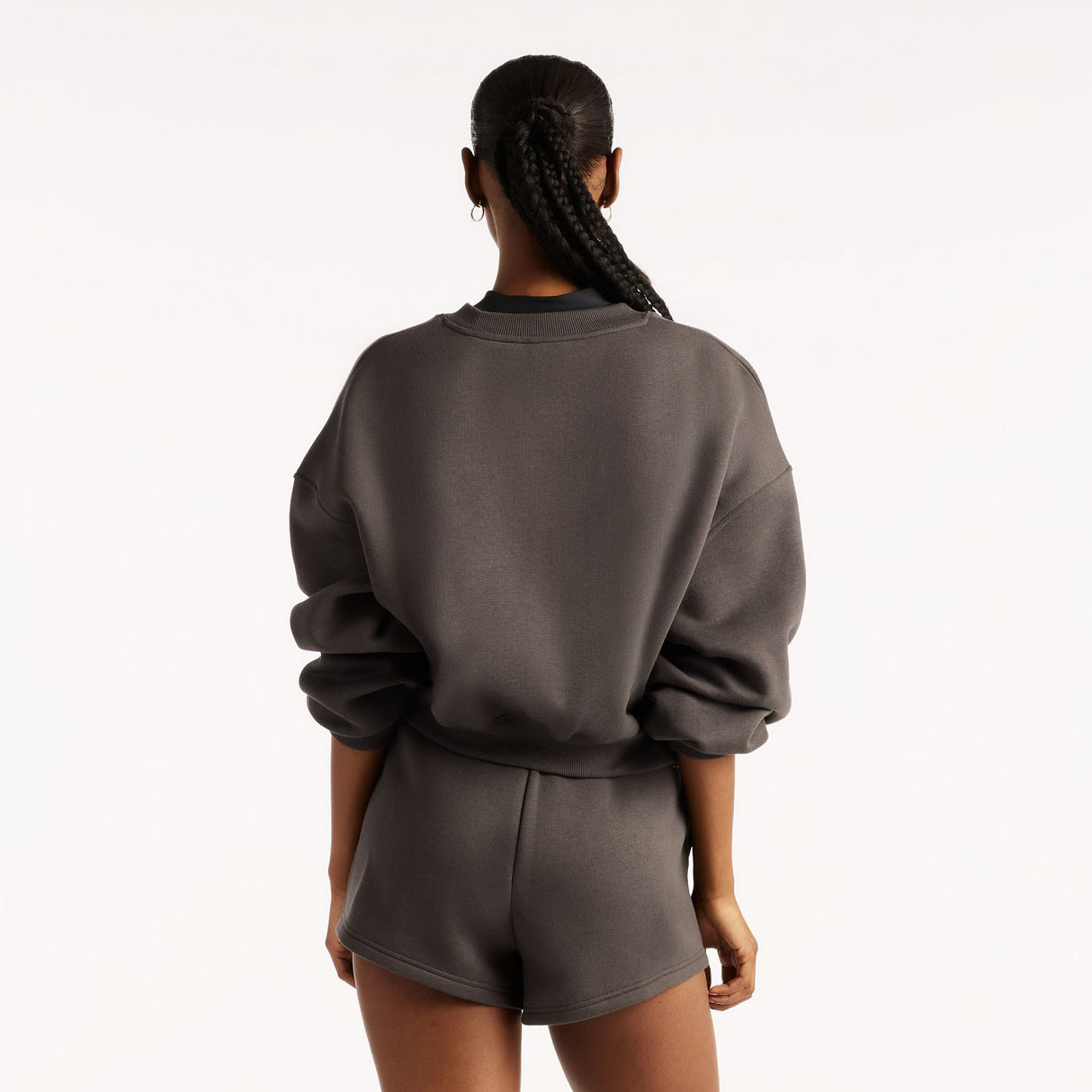 New Balance Women's Trackside Fleece Crew-2