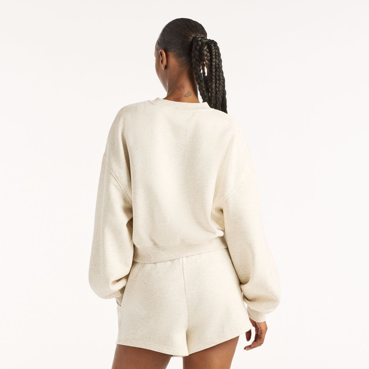 New Balance Women's Trackside Fleece Crew-2