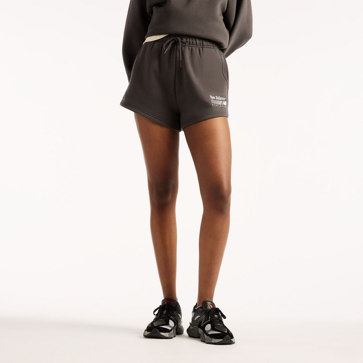 New Balance Women's Trackside Fleece Shorts-1