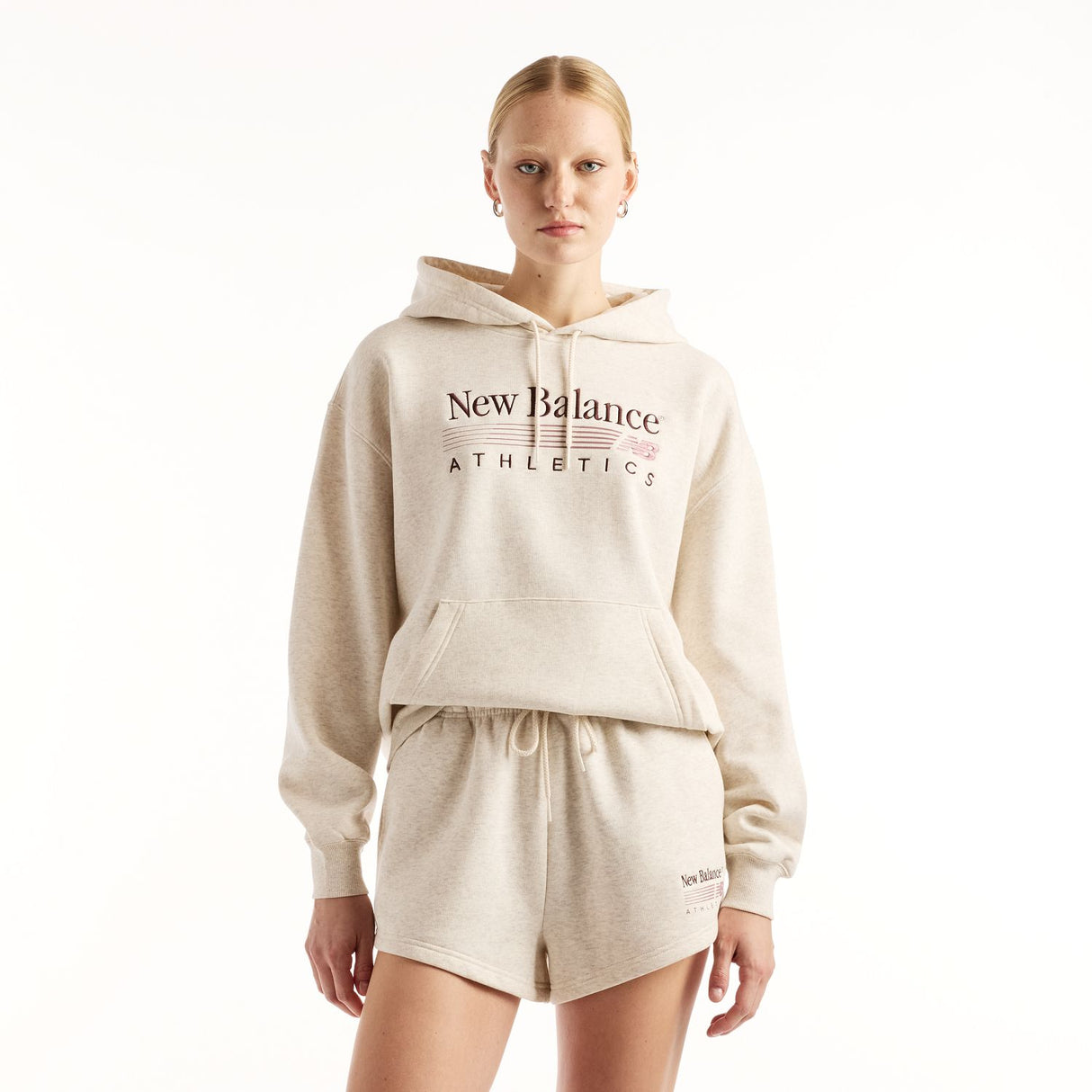 New Balance Women's Trackside Fleece Hoodie-1