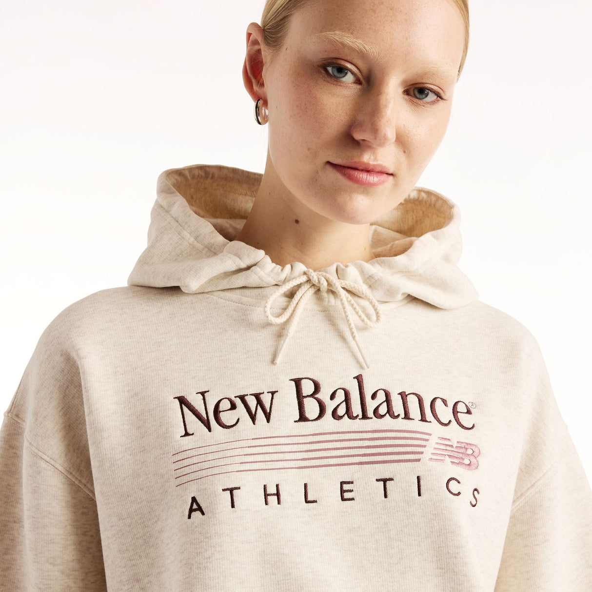 New Balance Women's Trackside Fleece Hoodie-3