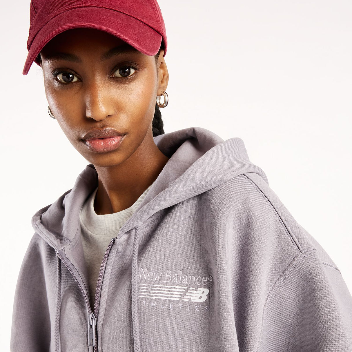 New Balance Women's Trackside Fleece Full Zip-3