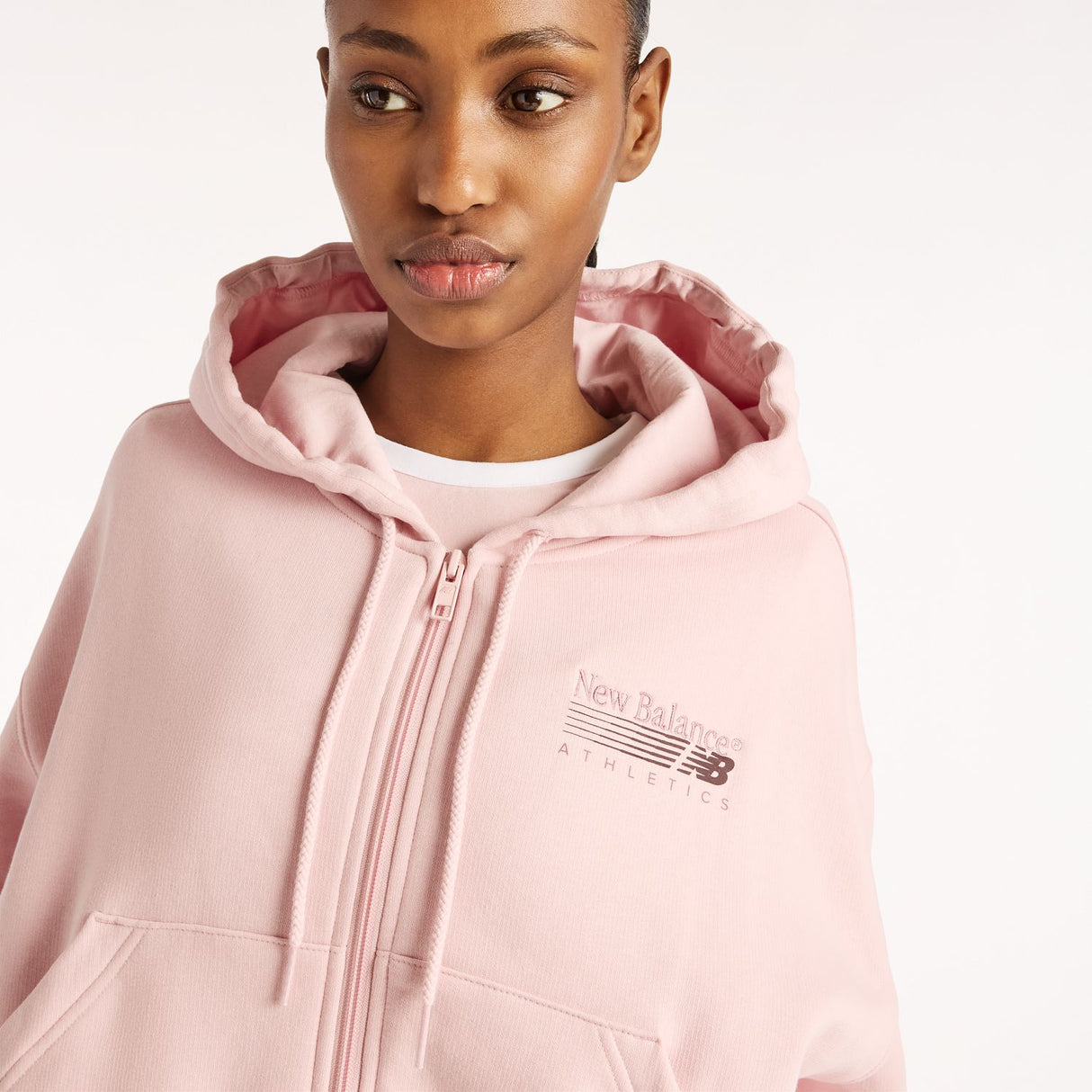 New Balance Women's Trackside Fleece Full Zip-3