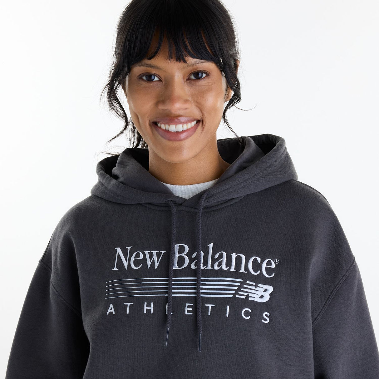 New Balance Women's Trackside Fleece Hoodie-3