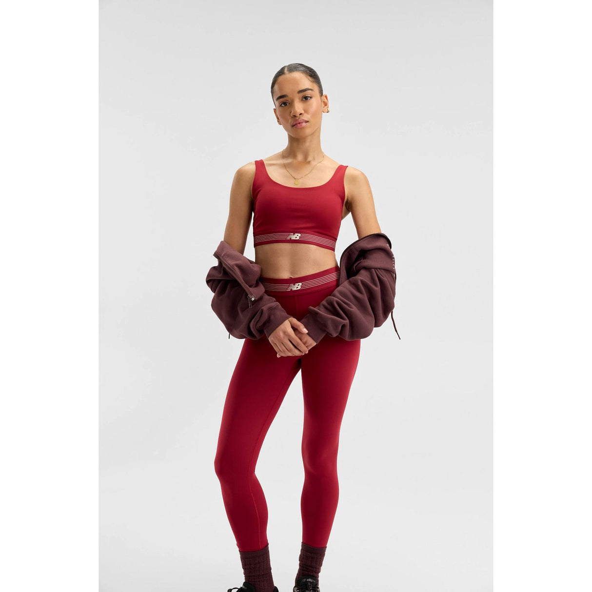 New Balance Women's Trackside Fleece Full Zip-2