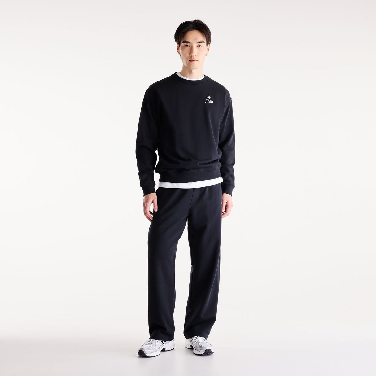 New Balance Men's Shohei Logo French Terry Crewneck-5