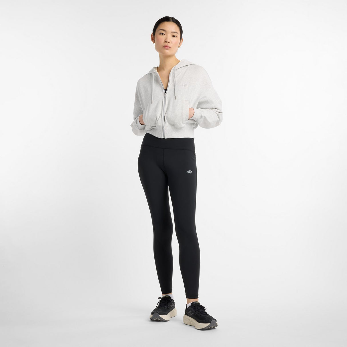 New Balance Women's French Terry Full Zip-5