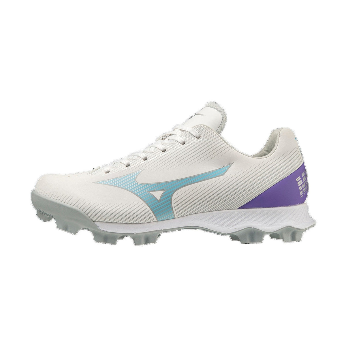 Mizuno Girl's Wave Finch Lightrevo Molded Softball Cleats-1