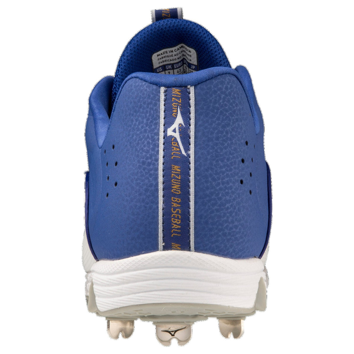 Mizuno Men's 9-Spike Ambition 3 Low Metal Baseball Cleats-5