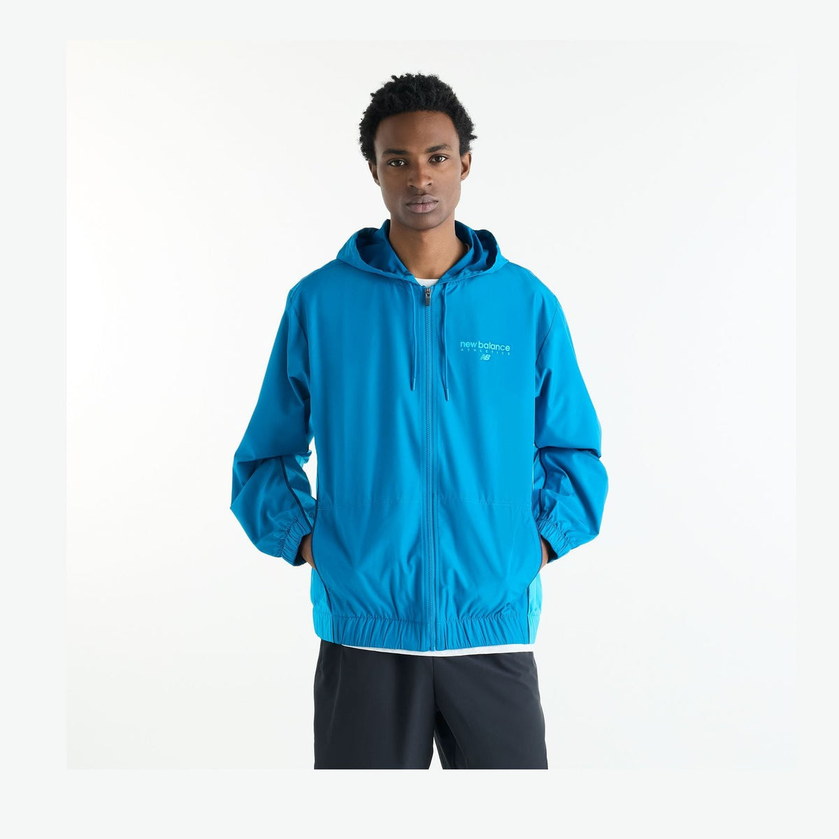 New Balance Men's Sport Linear Graphic Woven Jacket-1