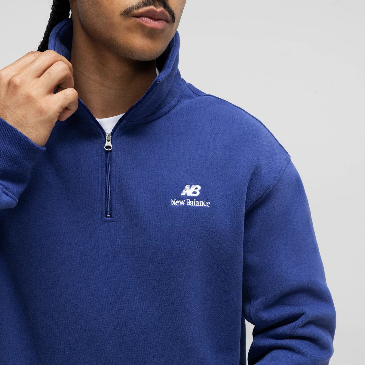 New Balance Men's Made in USA Fleece Quarter Zip-4