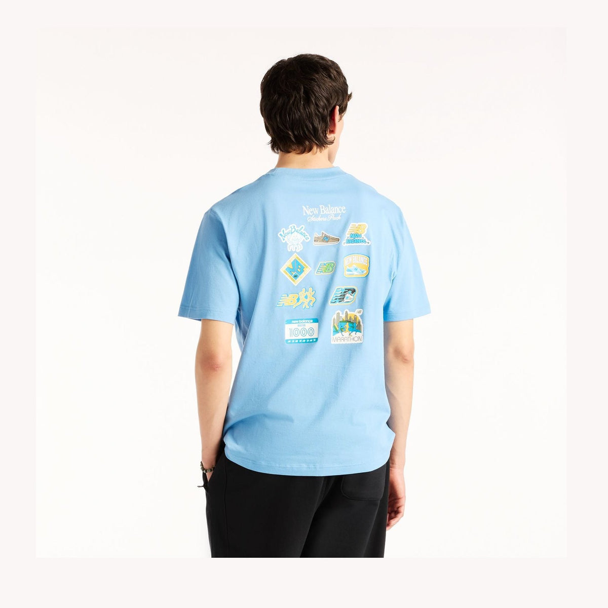 New Balance Men's Sticker Pack T-Shirt-3