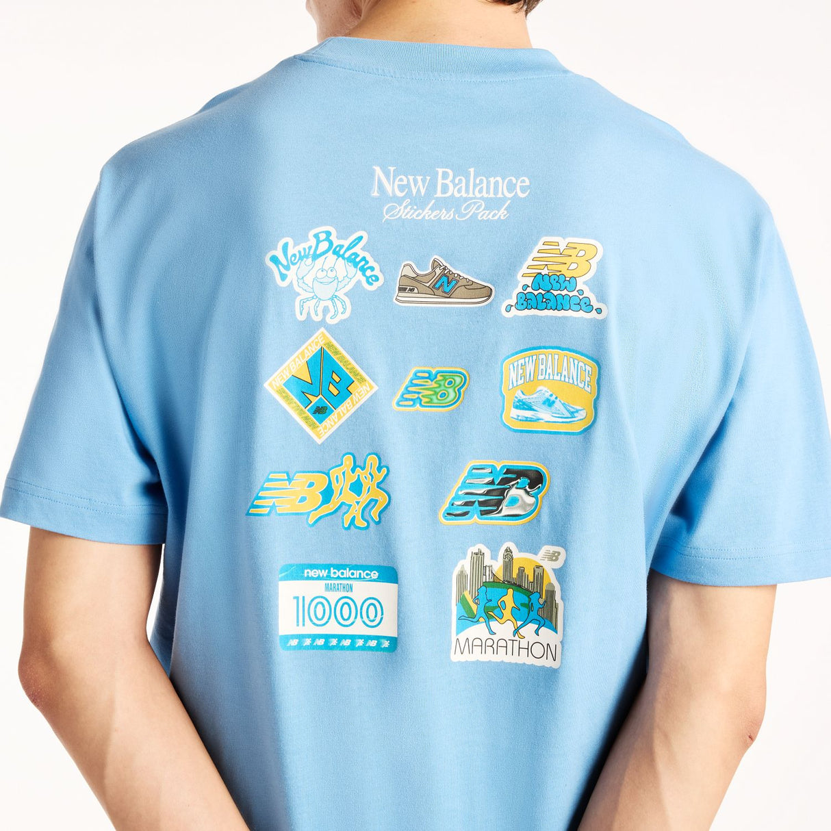 New Balance Men's Sticker Pack T-Shirt-4
