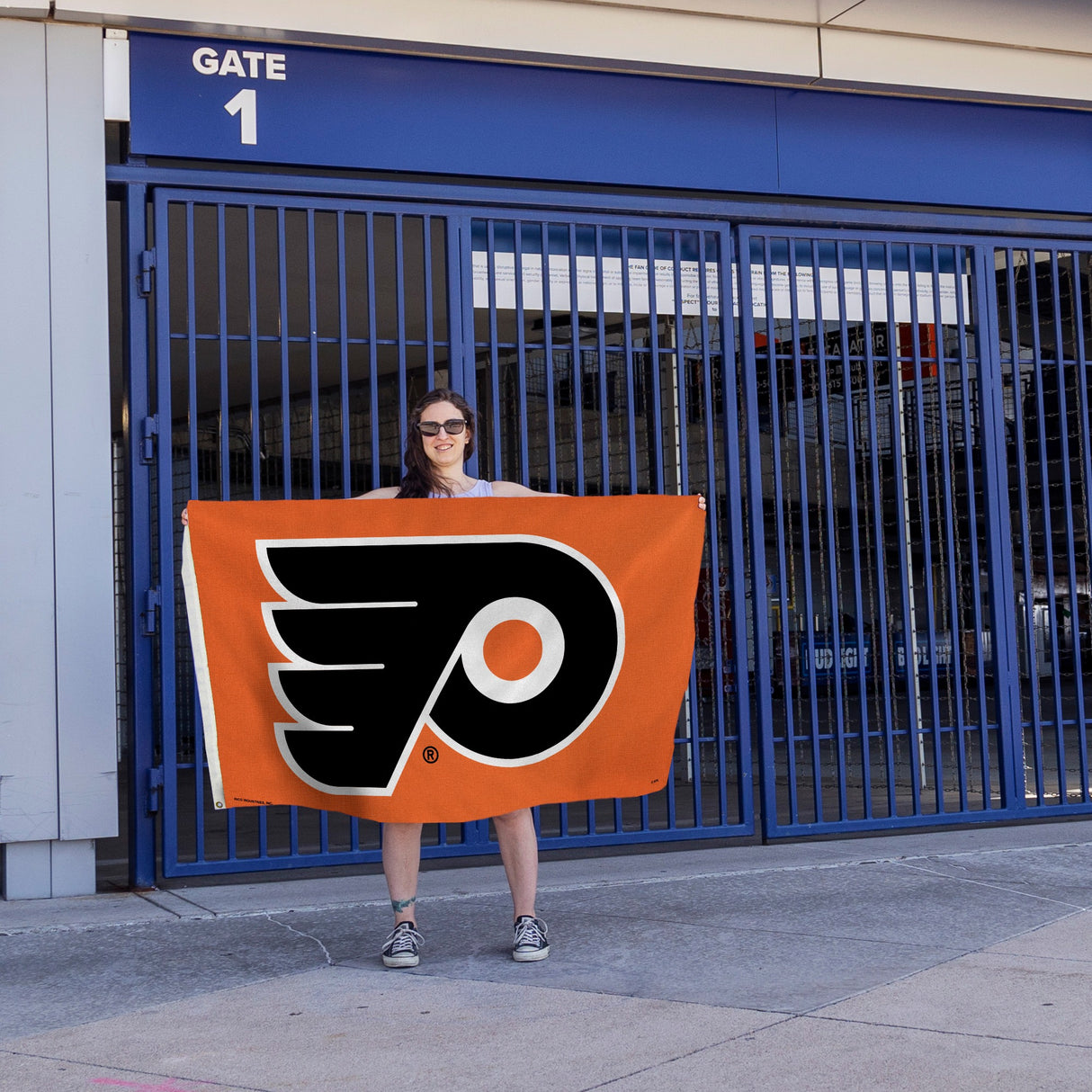 Rico Industries NHL Philadelphia Flyers Standard 3' x 5' Banner Flag-4