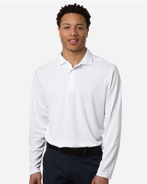 CORE365 Men's Nova Performance Long Sleeve Pique Polo-3
