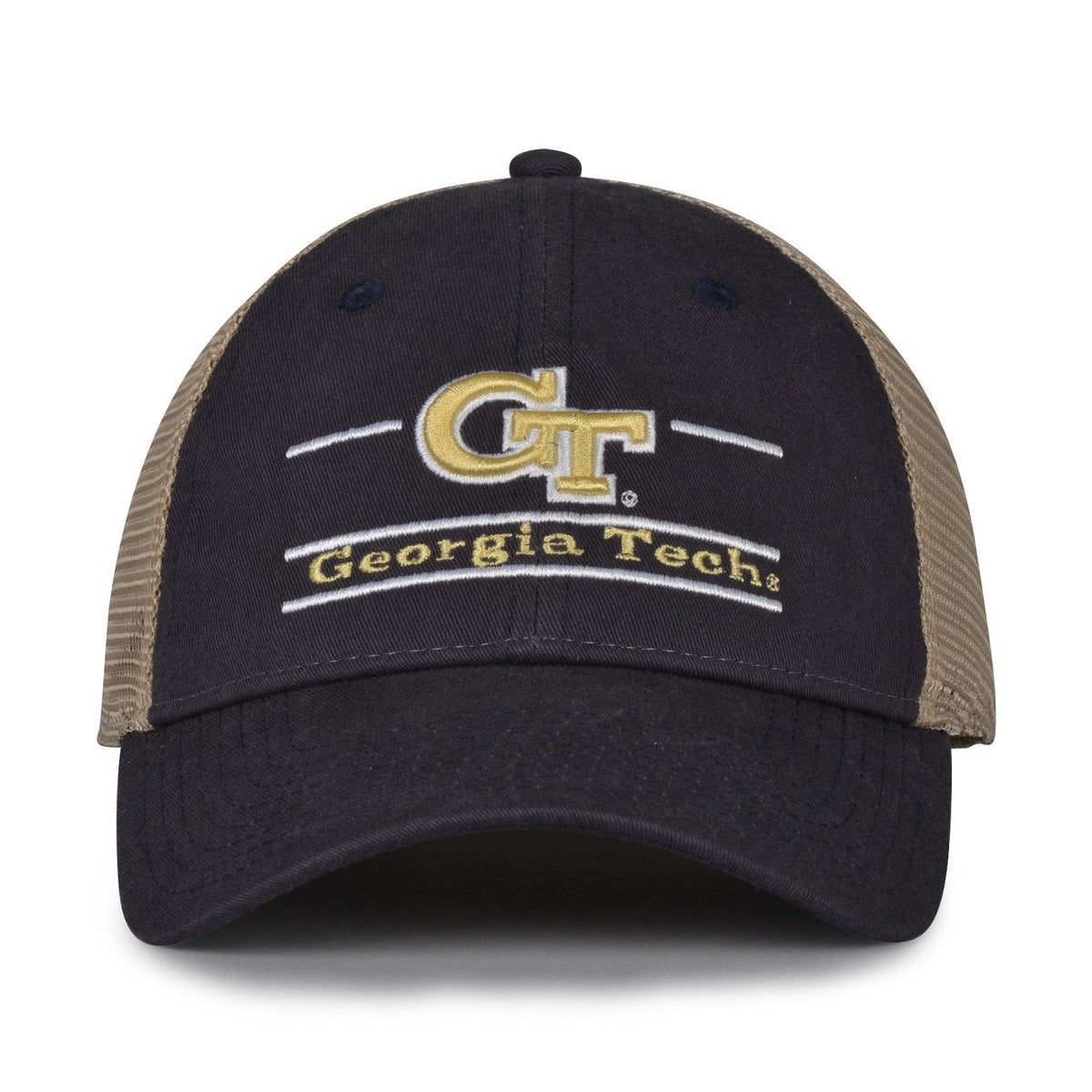 The Game Headwear Georgia Tech Split Bar Trucker Hat