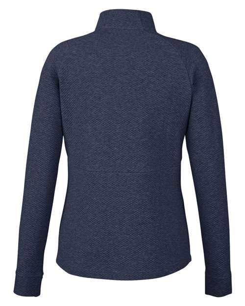 North End Women's Spirit Textured Quarter-Zip Pullover-2
