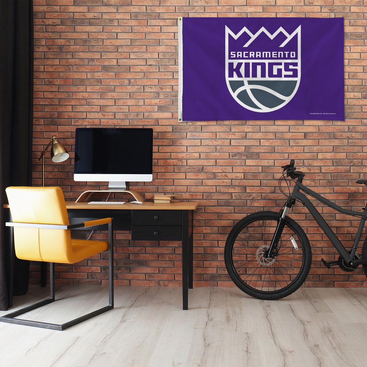 Rico Industries NBA Sacramento Kings Standard - Purple 3' x 5' Banner Flag-1