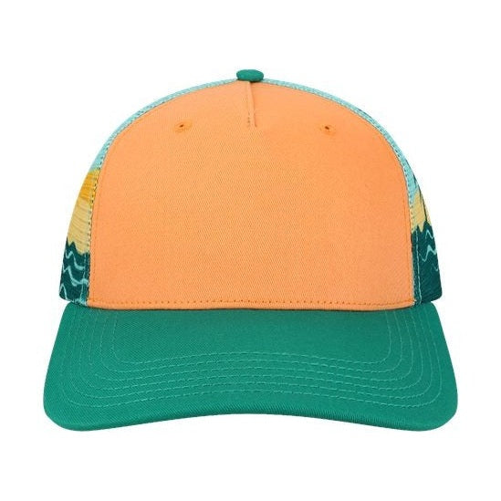 LOCALE Plain Front Five-Panel Trucker Cap-1