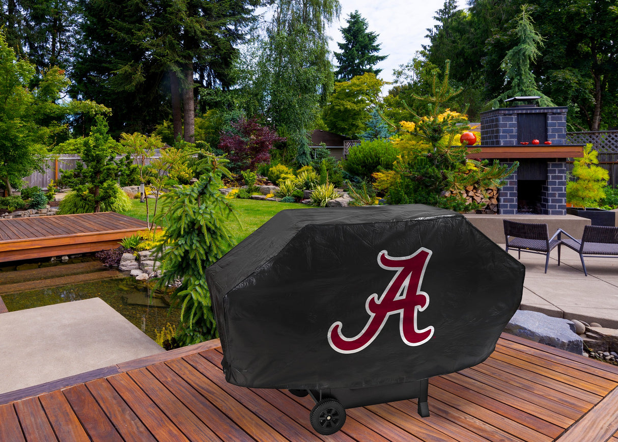 Rico Industries NCAA Alabama Crimson Tide Black Deluxe Grill Cover-1