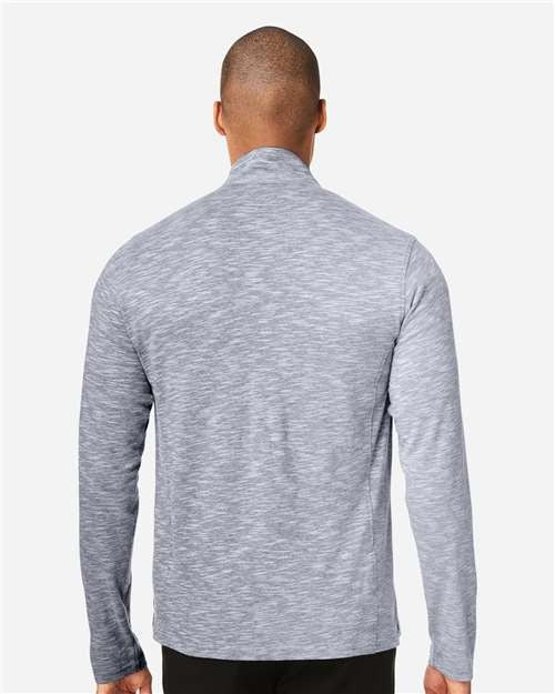 North End Men's Eclipse Jacquard Quarter-Zip Pullover-5