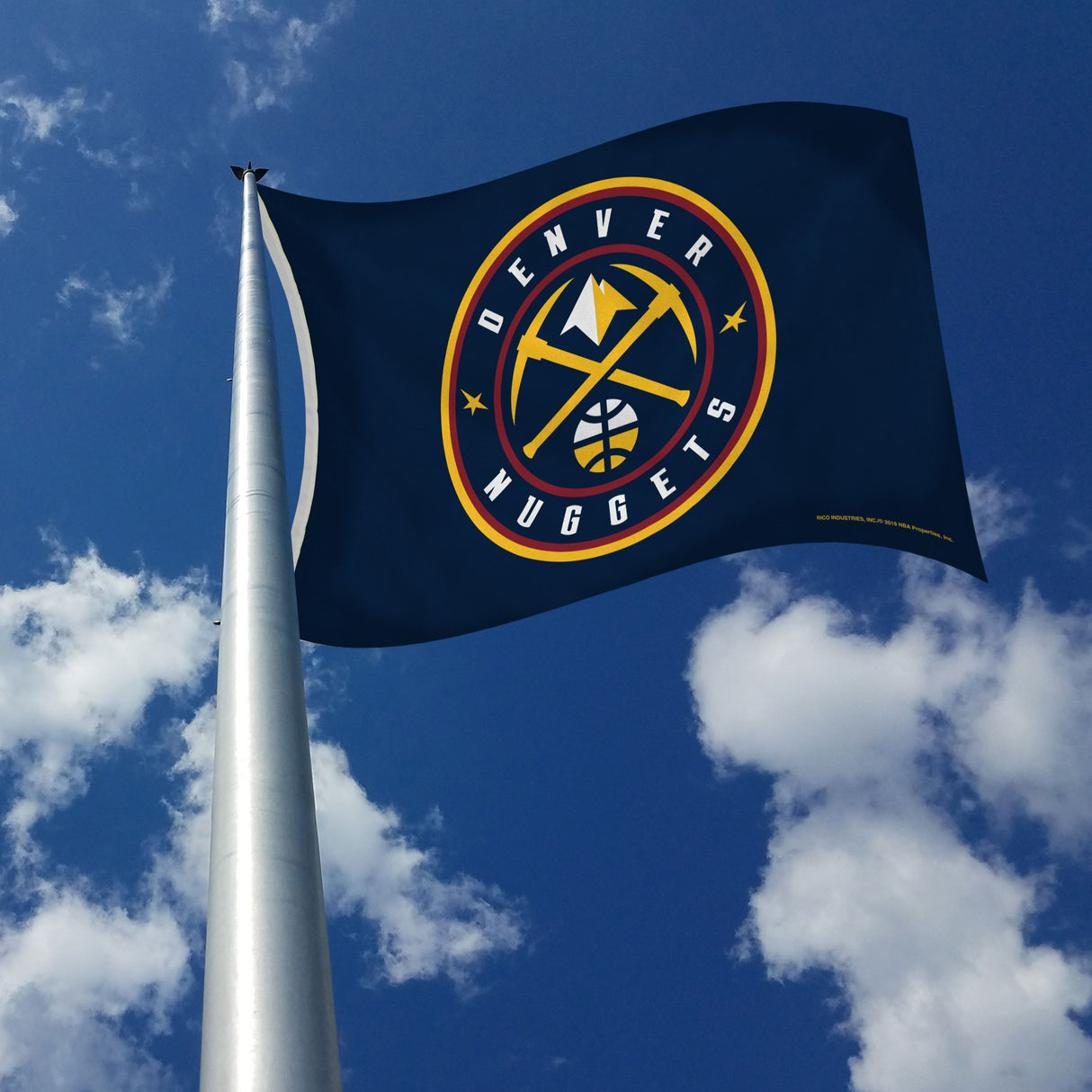 Rico Industries NBA Denver Nuggets Standard 3' x 5' Banner Flag-2