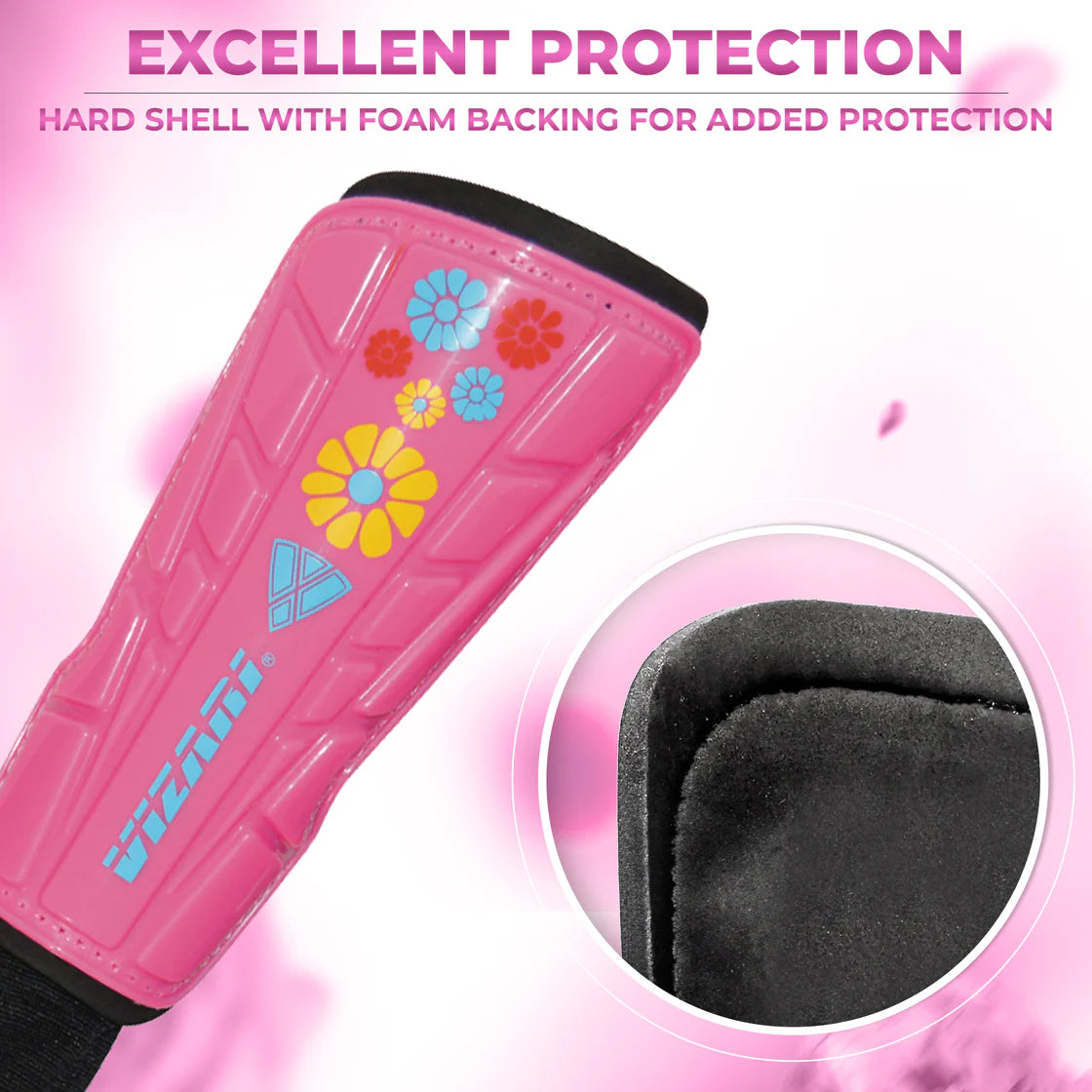 Vizari Adult Blossom Shin Guard-4