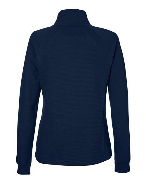 North End Women's Rhythm Waffle Cross-Neck Pullover-2