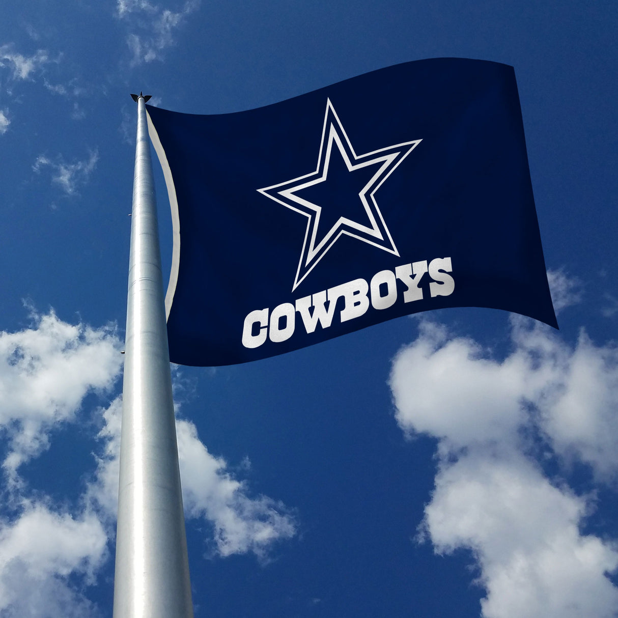 Rico Industries NFL Dallas Cowboys Navy&Star 3' x 5' Banner Flag-2