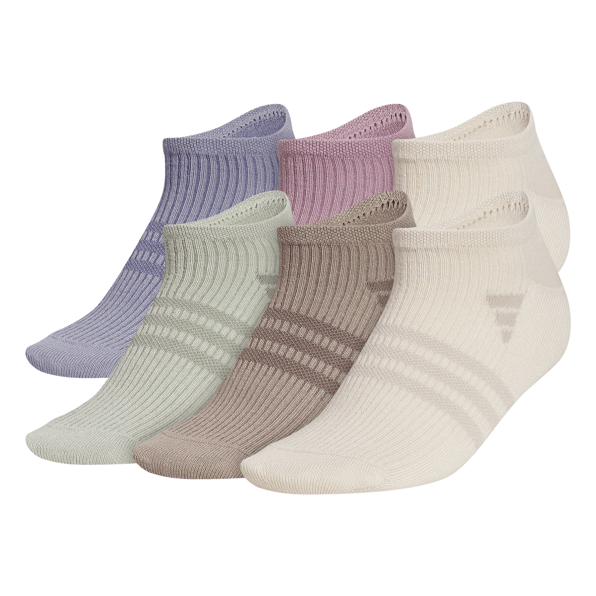 adidas Women's Superlite 3.0 6-Pack No Show Sock Unisex Accessories Socks
