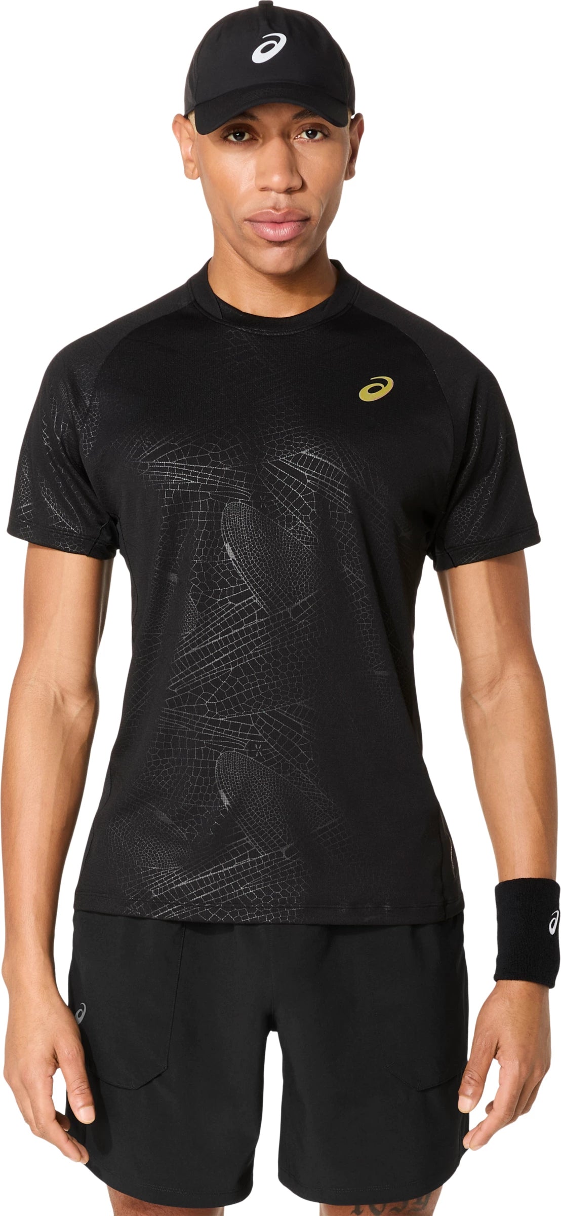 Asics Men's Match Short Sleeve Top Night Energy-1