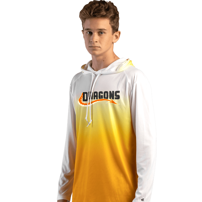 Badger Men's 4205 Ombre Hooded Tee Mens Apparel Shirts & Tops