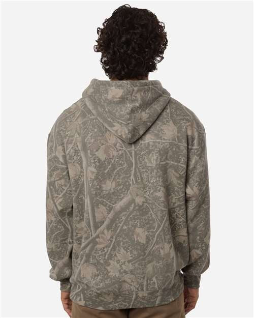 Independent Trading Co. Men's Heavyweight Hooded Sweatshirt-5
