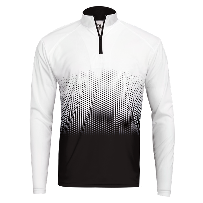 Badger Men's Hex 2.0 Quarter Zip Pullover Mens Apparel Sweatshirts & Fleece