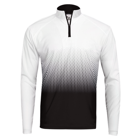 Badger Men's Hex 2.0 Quarter Zip Pullover Mens Apparel Sweatshirts & Fleece