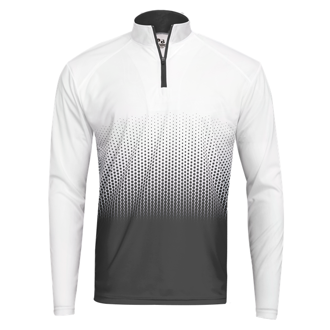 Badger Men's Hex 2.0 Quarter Zip Pullover Mens Apparel Sweatshirts & Fleece