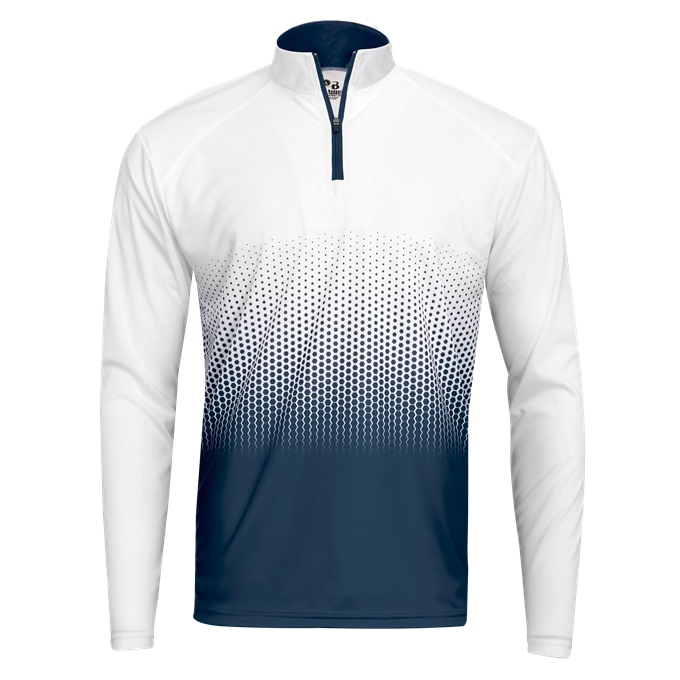 Badger Men's Hex 2.0 Quarter Zip Pullover Mens Apparel Sweatshirts & Fleece